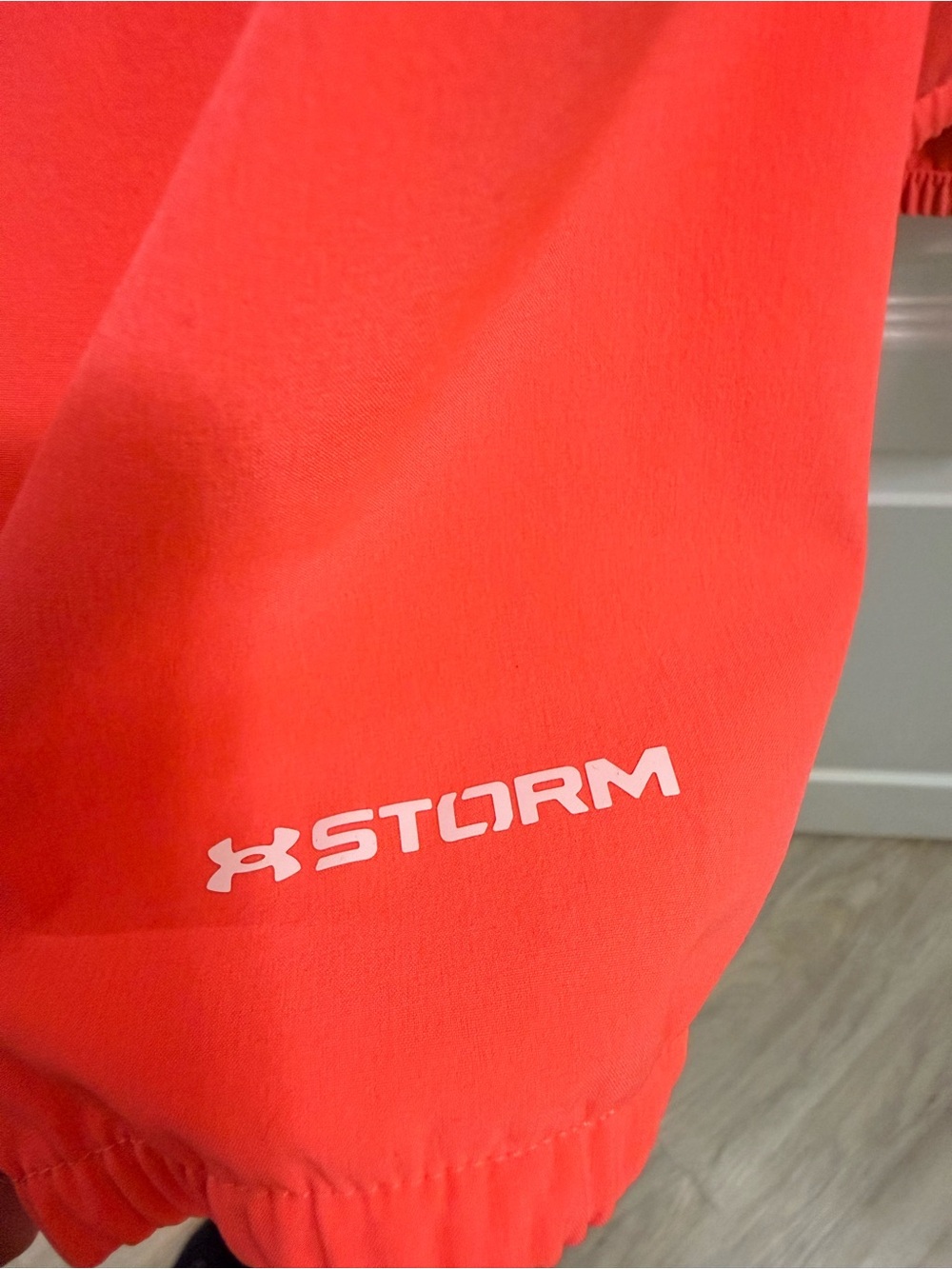Under Armour Women's Neon Coral Full-Zip Hooded Jacket 2X - Picture 4 of 9
